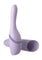 Jimmyjane Hello Bang Rechargeable Silicone Thrusting Vibrator - Lavender/Purple