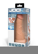 Jock Hard Core Triple Density Dildo - Vanilla - 5in