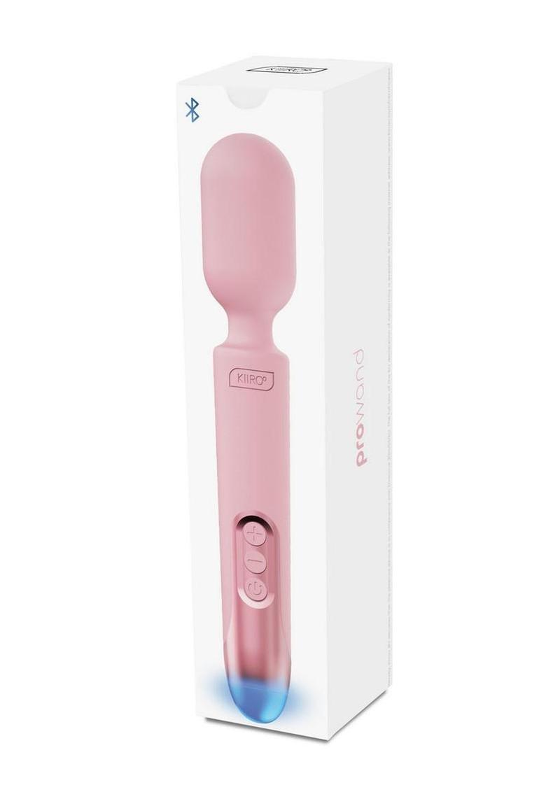 Kiiroo Prowand Led Rechargeable Vibrator - Gold/Pink