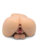 Masturbador Kiotos, consolador de silicona con vagina y ano