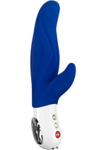 Vibrador de silicona Lady Bi con estimulador de clítoris - Ultramarine