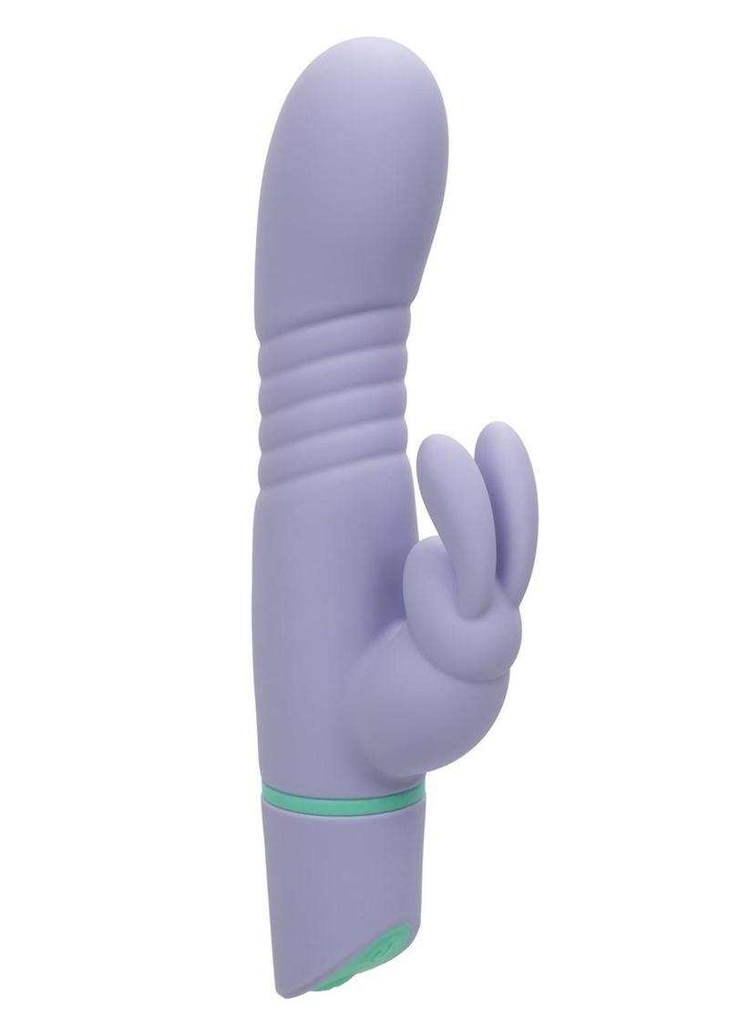 Conejito vibrador de silicona recargable Love Bunny Thrusting Bunny