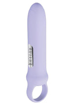 Loveline Harmony Loop Grip 10 Function Rechargeable Silicone Vibrator - Lavender/Purple