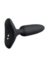 Plug anal vibrador de silicona compatible con aplicación recargable Lovense Hush 2