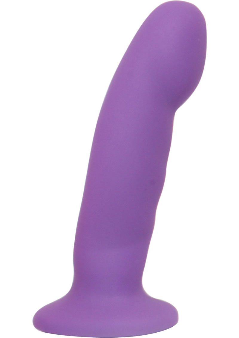 Luxe Cici Silicone Dildo - Purple - 6.5in