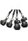 Master Series All Access Bed Restraint Kit - Black