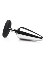 Tapón anal de metal y silicona Master Series Butt Slut