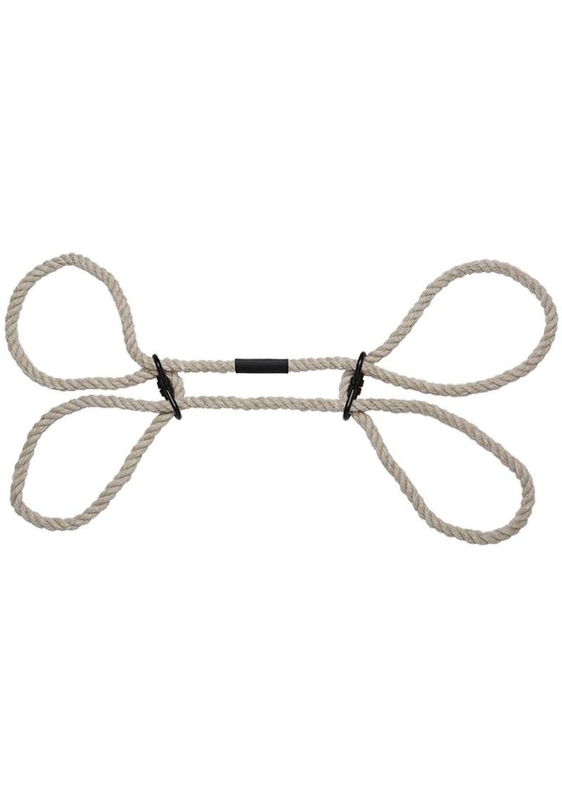 Esposas para muñecas o tobillos de cáñamo de 6 mm para atar y atar, de Merci Hogtied