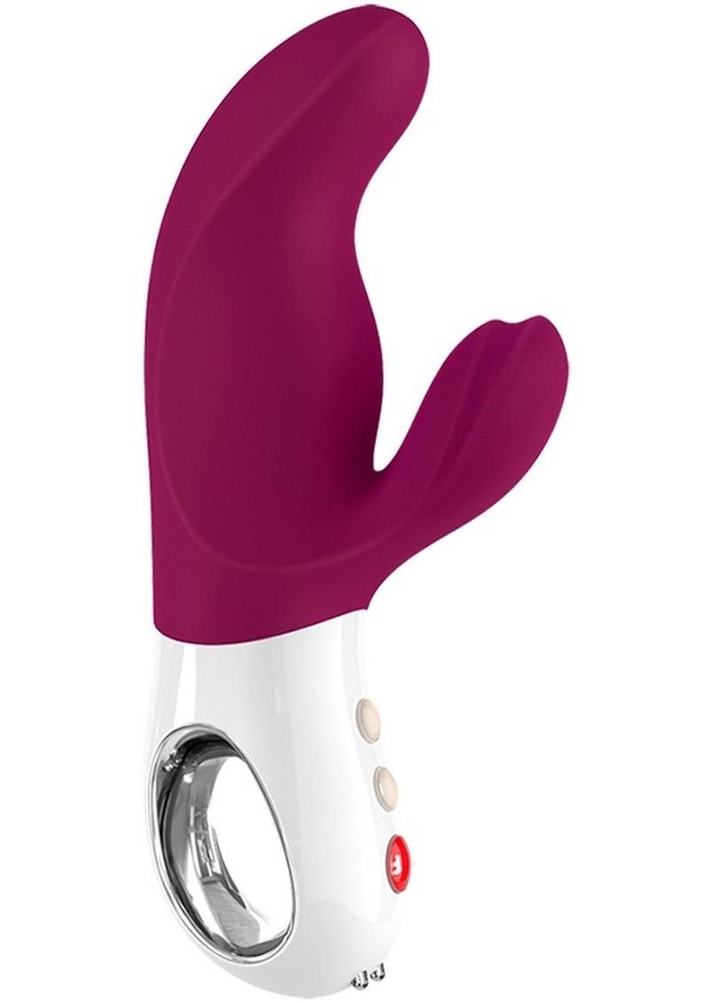 Vibrador de silicona con estimulador del clítoris Miss Bi