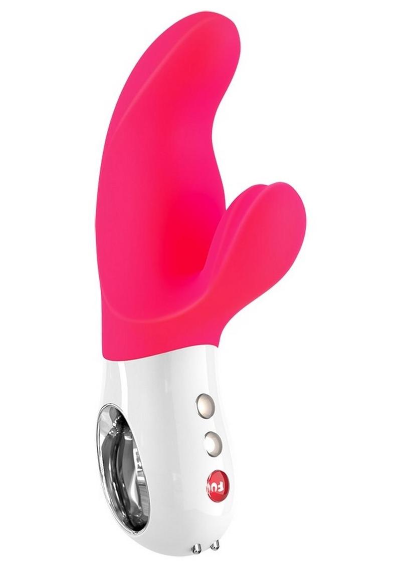 Vibrador de silicona con estimulador del clítoris Miss Bi