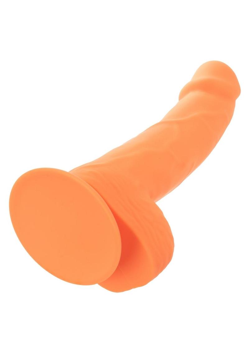 Dildo de silicona con forma de tachuelas de neón