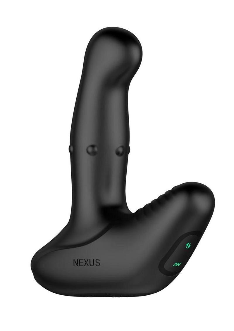 Nexus Revo Ring Rechargeable Silicone Osciliating Ring and Rotating Prostate Massager with Remote Control