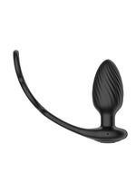 Plug anal giratorio de silicona Nexus Tornado, recargable y remoto, con anillos para el pene y los testículos