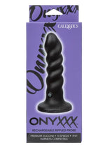 Onyxxx Rechargeable Rippled Probe - Black