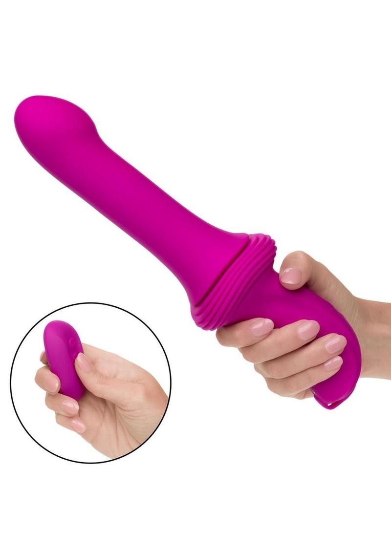 Máquina sexual recargable de silicona con control remoto Overdrive, propulsor suave