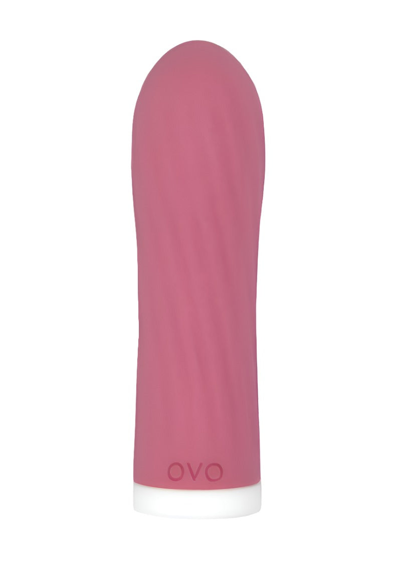 OVO Earth Sahara Rechargeable Silicone Lipstick Vibrator - Red