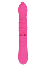 Vibrador de conejo de silicona recargable con calor y masajeador dual Passion