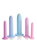 Passion Silicone Pelvic Kegel Exerciser - Lavender/Purple - 5 Piece/Set