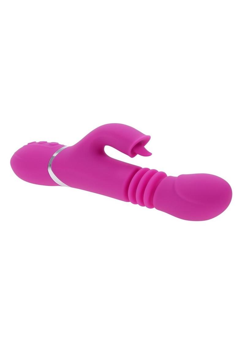 Vibrador multi de silicona recargable Pink Dragon