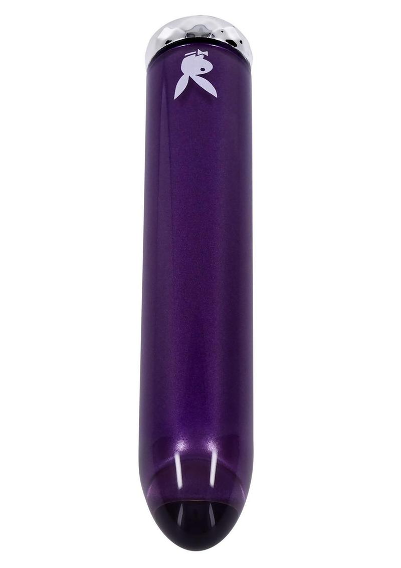 Vibrador de silicona recargable Playboy Amethyst