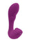 Playboy Arch Rechargeable Silicone Vibrator with Clitoral Stimulator - Purple