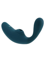 Vibrador doble de silicona recargable con estimulación del clítoris Playboy Charmer