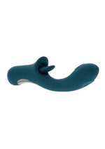 Vibrador de silicona recargable con estimulador del clítoris Playboy Harmony