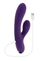 Vibrador doble de silicona recargable Playboy New Crush