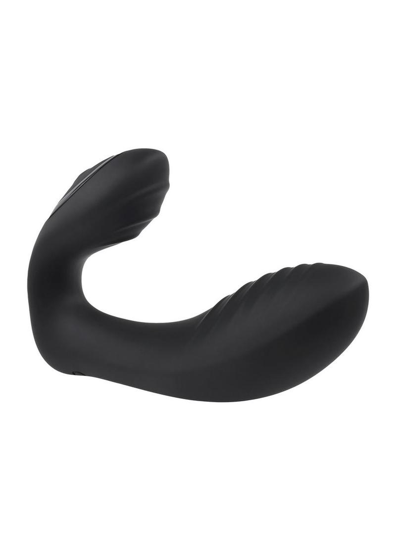 Vibrador doble de silicona recargable Playboy Play Time con estimulador del clítoris