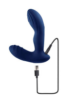 Masajeador de próstata recargable con vibración y control remoto de silicona Playboy Pleasure Pleaser
