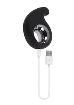 Punta vibratoria de silicona recargable Ring My Bell de Playboy