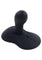 Playboy Sittin and Spinnin Rechargeable Silicone Vibrator with Remote Control - Black