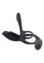 Anillo para el pene de silicona recargable de 3 vías de Playboy