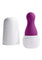 Playboy The Jet Set Tapping Rechargeable Silicone Clitoral Stimulator - Purple/White