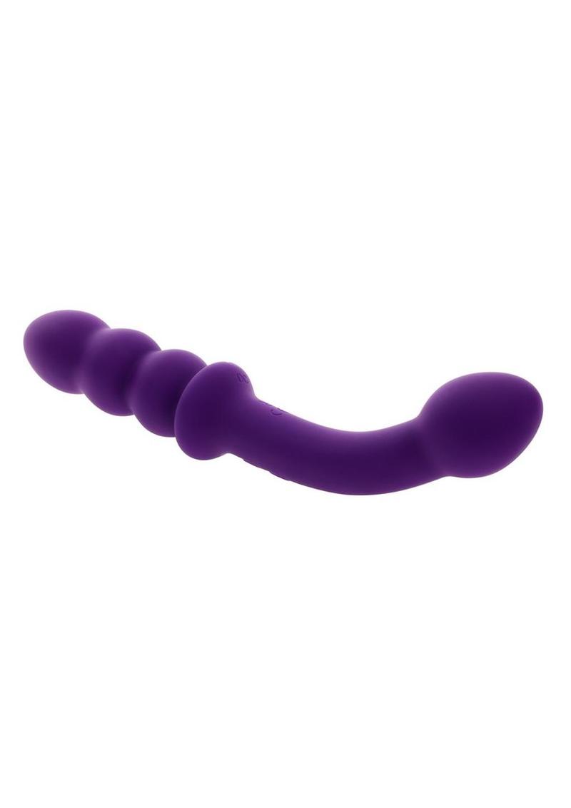 Vibrador doble de silicona recargable The Seeker de Playboy