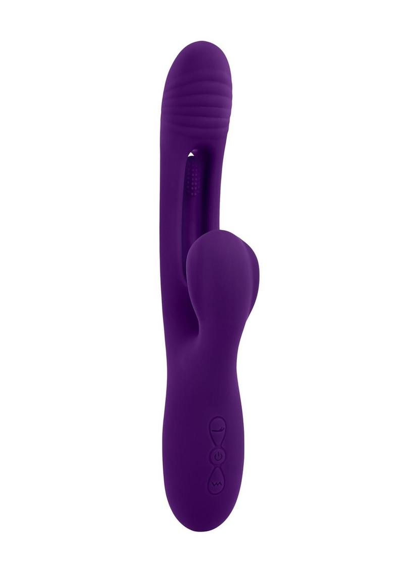 Vibrador conejo de silicona recargable The Thrill de Playboy