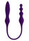 Playboy This and That Rechargeable Silicone Dual End Anal Plug and Vibrator - Purple