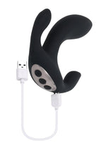 Vibrador múltiple de silicona recargable Playboy Triple Threat