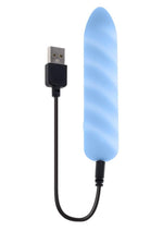 Bala vibradora recargable de silicona Unicorn de Playboy