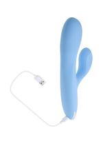 Vibrador de conejo de silicona recargable Playboy Up and Away