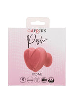 Posh Kiss Me Rechargeable Silicone Vibrator - Pink