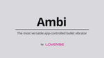 Lovense Ambi Remote Controlled Silicone Bullet Vibrator