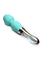 Prisms Vibra-Glass 10x Dual End Rechargeable Silicone Glass Wand - Blue/Turquoise