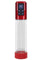 Pumped Megalift 6 Function Automatic Rechargeable Penis Pump - Metallic - Red