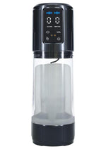 Pumped Ultralift 10 Function Rechargeable Masturbator - Grey/Gun Metal