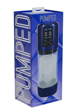 Pumped Ultralift 10 Function Rechargeable Masturbator - Metallic - Blue