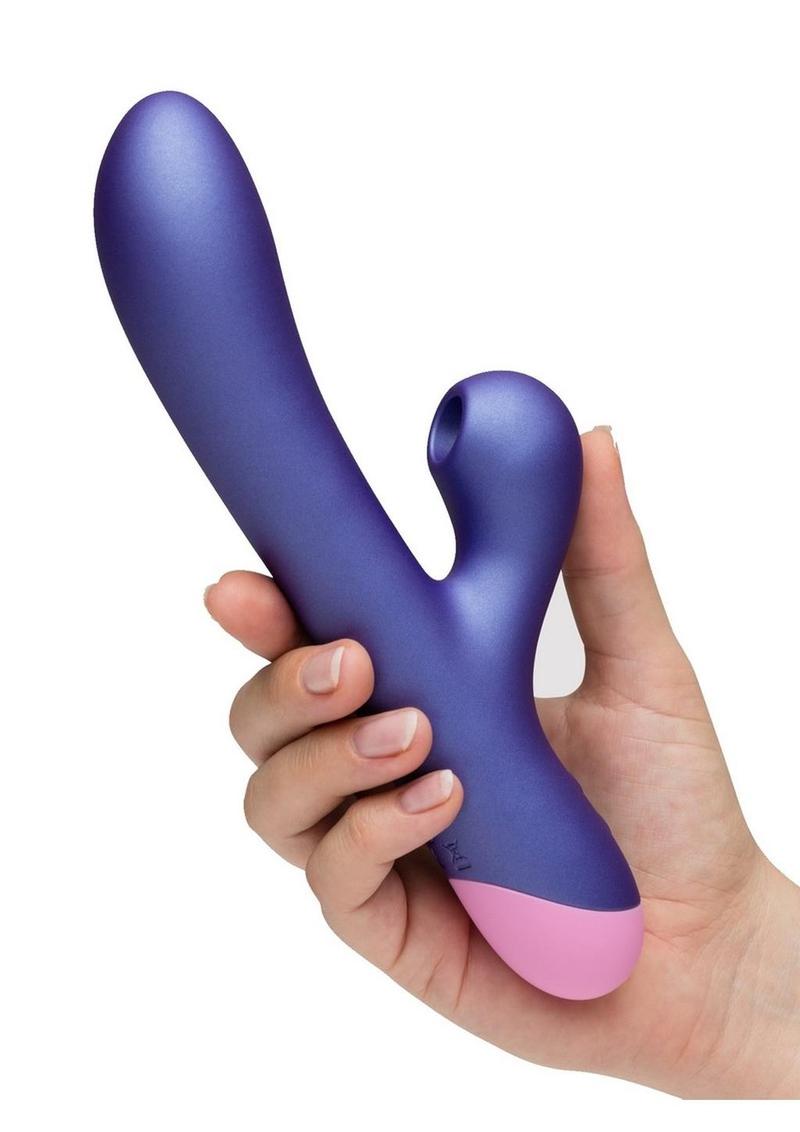 Romp Pulse Rechargeable Silicone Rabbit Vibrator with Pleasure Air