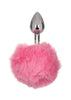 Running Wild Faux Fur Bunny Tail and Metallic Anal Plug