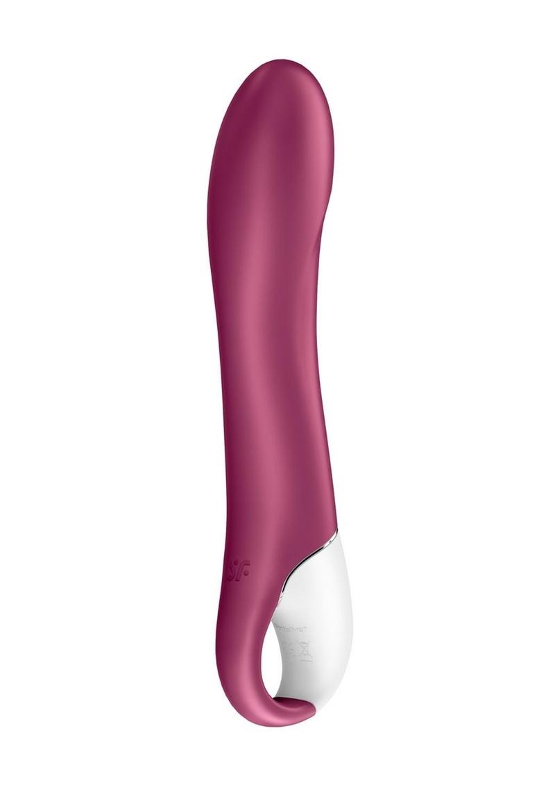 Vibrador de silicona recargable con efecto calor Satisfyer Big Heat