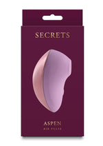 Secrets Aspen Rechargeable Silicone Clitoral Stimulator - Lavender/Purple